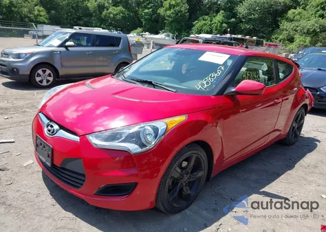 2013 Hyundai Veloster Base W/Gray from USA, damaged, VIN KMHTC6AD0DU140570